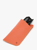 �tui Lunette Madras Cuir Etrier Orange madras EMAD5017-vue-porte