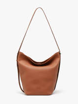 Sac Port� �paule Sac � Dos M Cavalier Cuir Etrier Marron cavalier ECLR126M