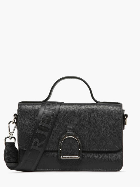 Sac Bandoulière S Altesse Cuir Etrier Noir altesse EALT048S